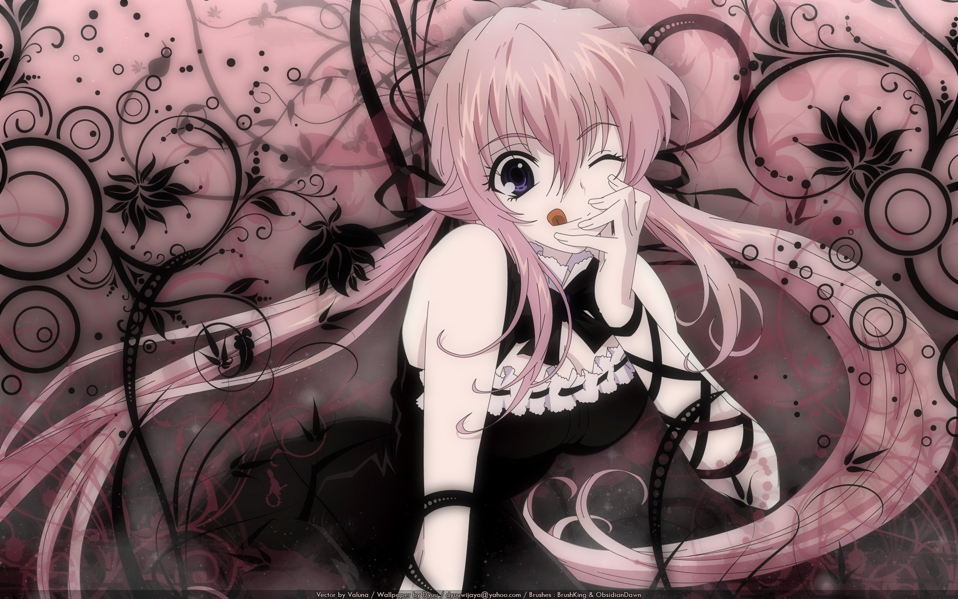 Anime Monochrome Factor HD Wallpaper