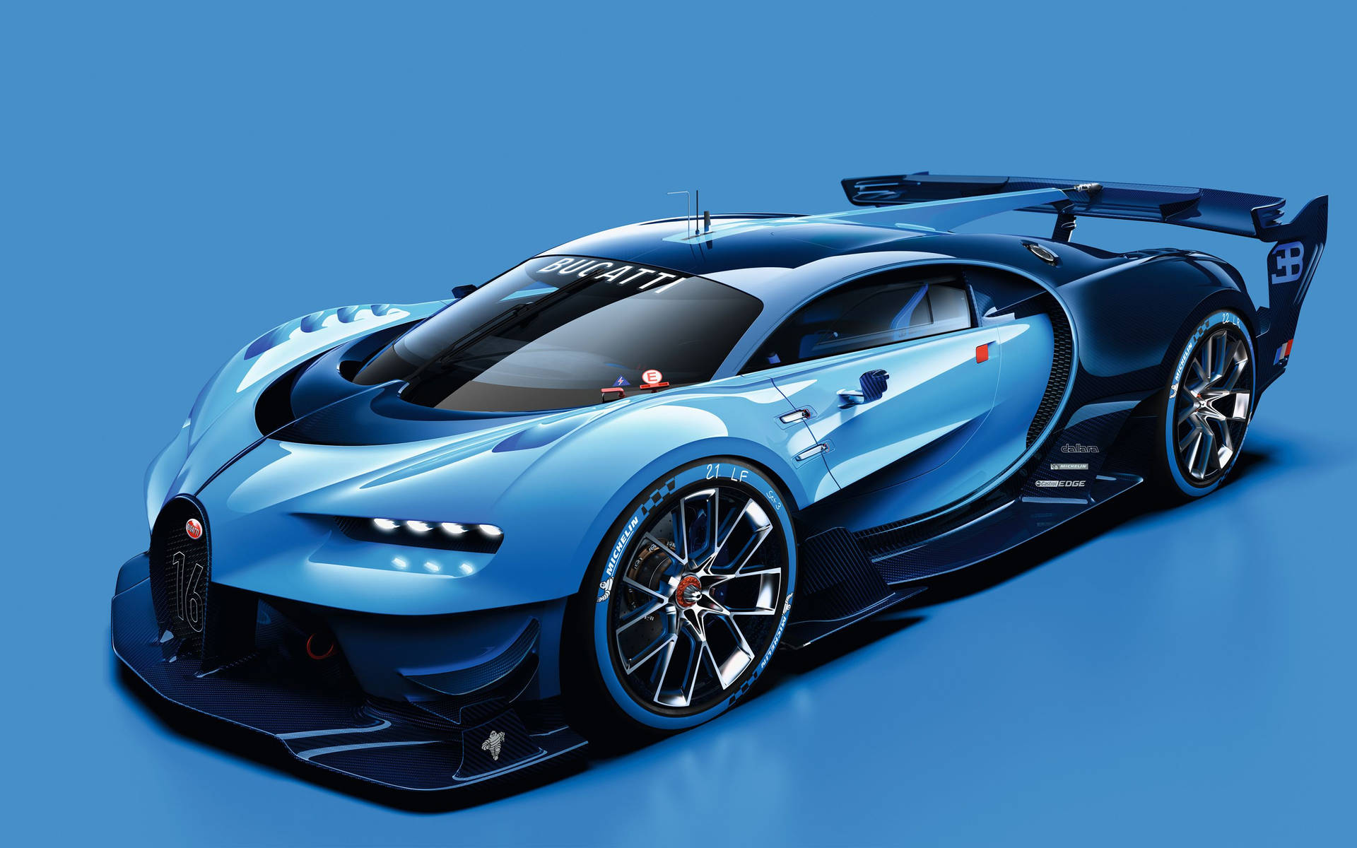 Download free Blue Bugatti Vision Gt