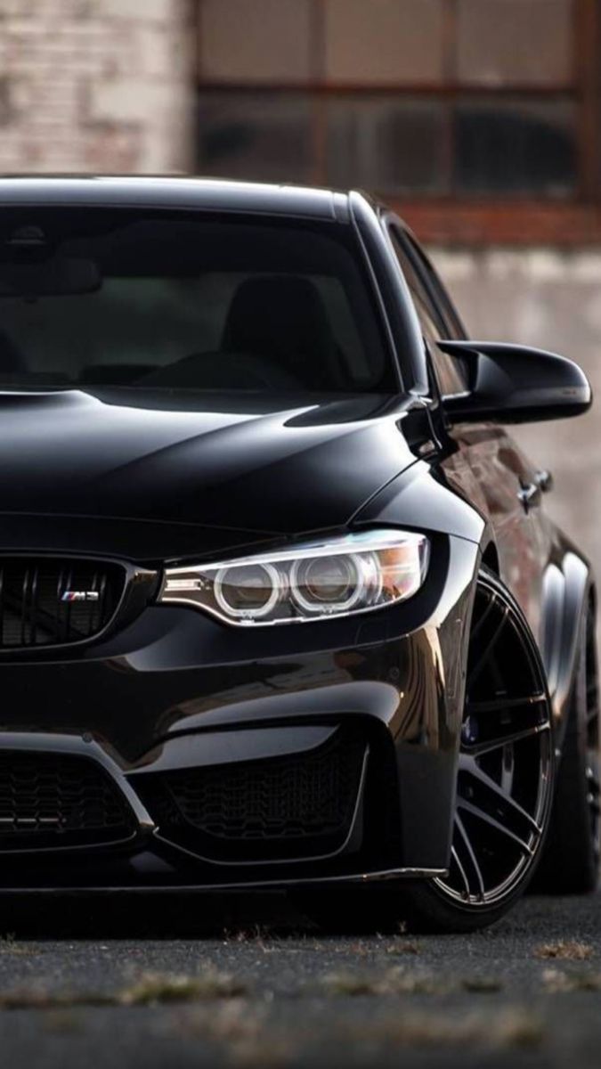 Black BMW Car