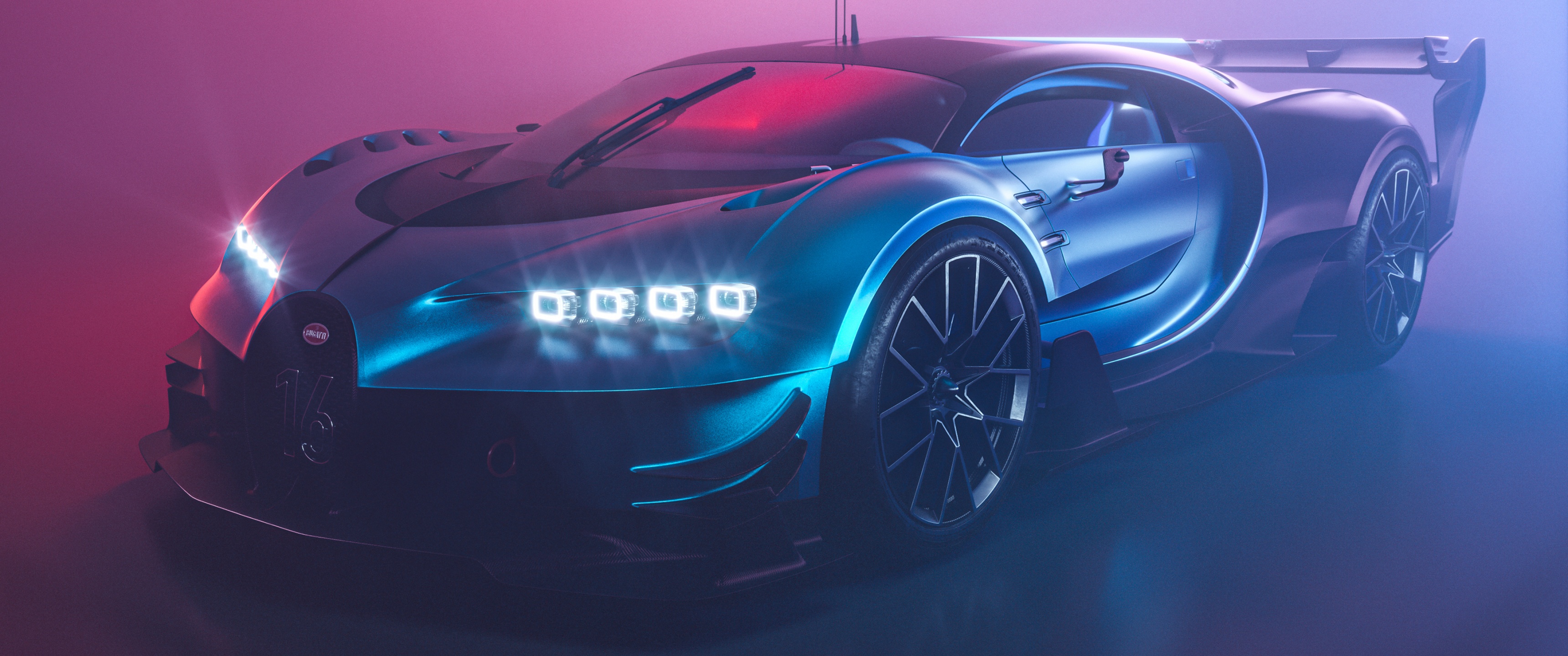 Bugatti Chiron Vision GT Wallpaper 4K