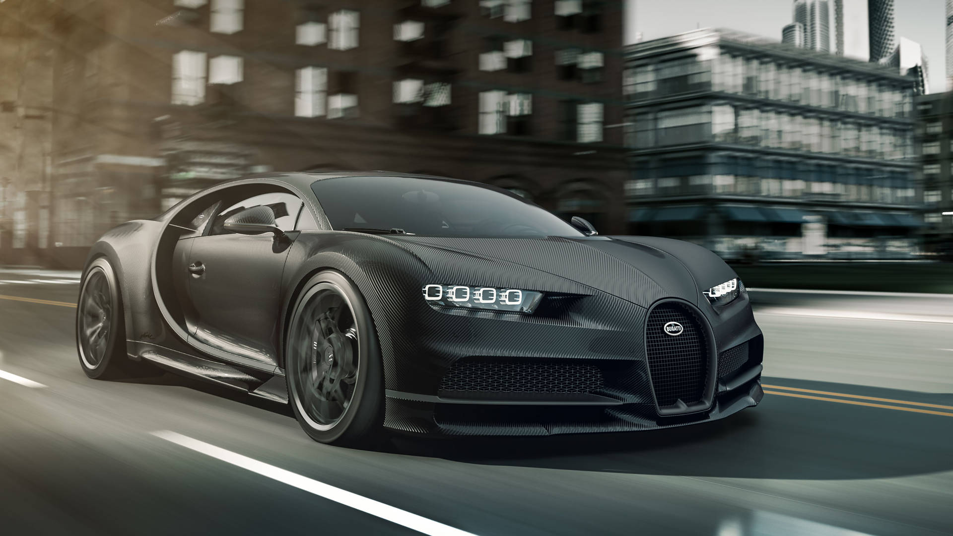 Download Cool Bugatti Chiron In Matte