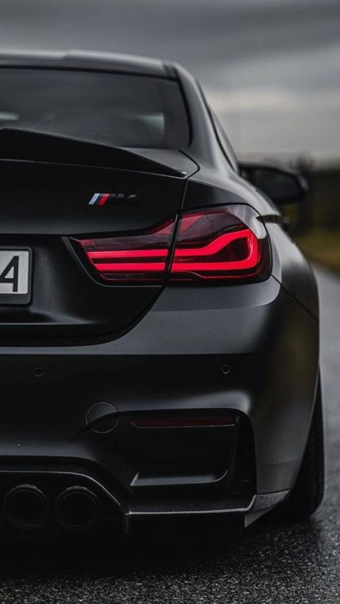 Matte Black BMW Car Wallpaper