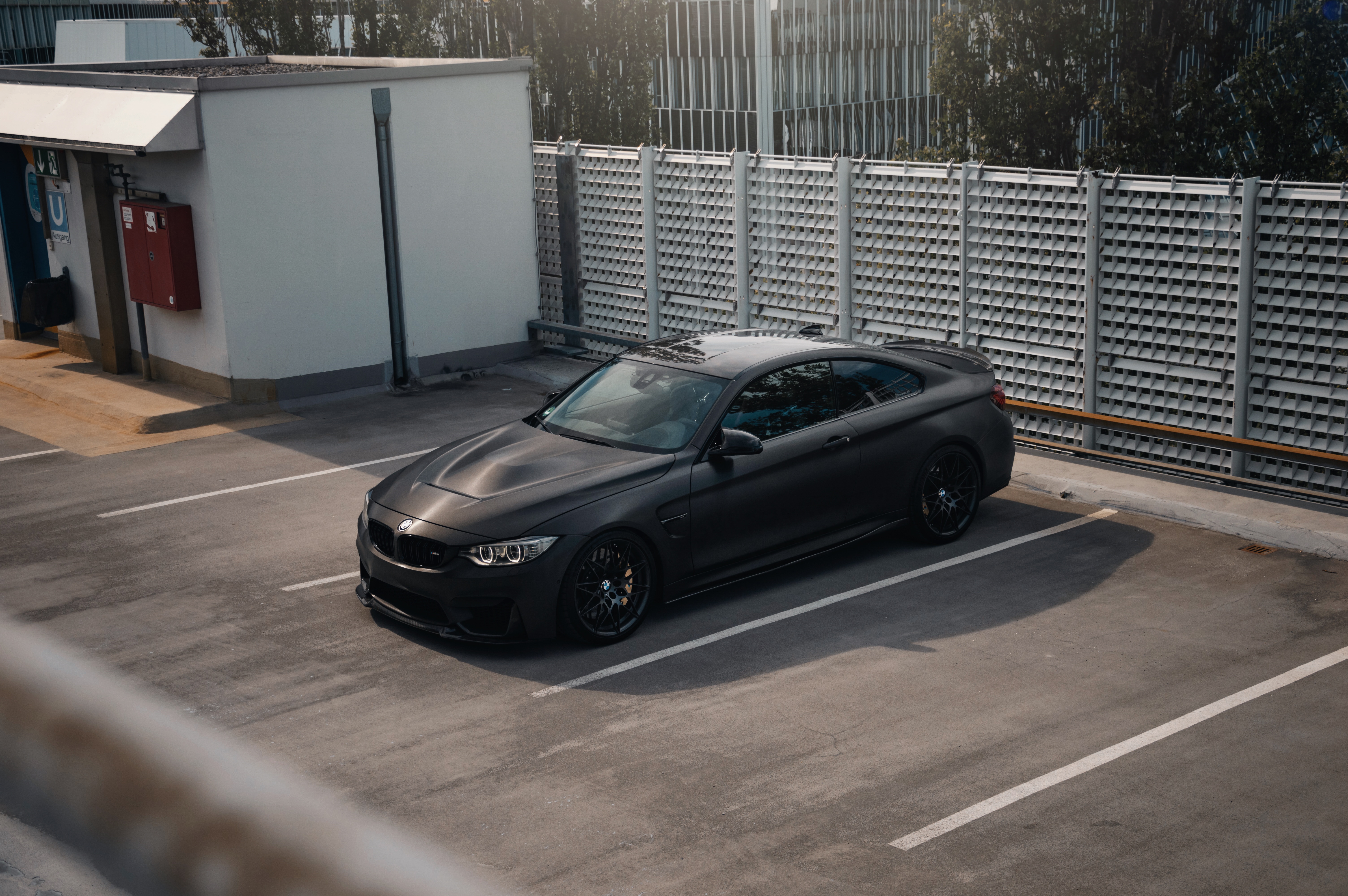 Wallpaper bmw, f82, m4, black mate