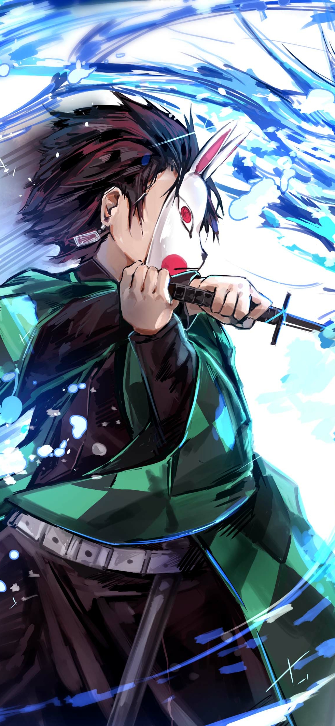 Mobile wallpaper: Anime, Demon Slayer