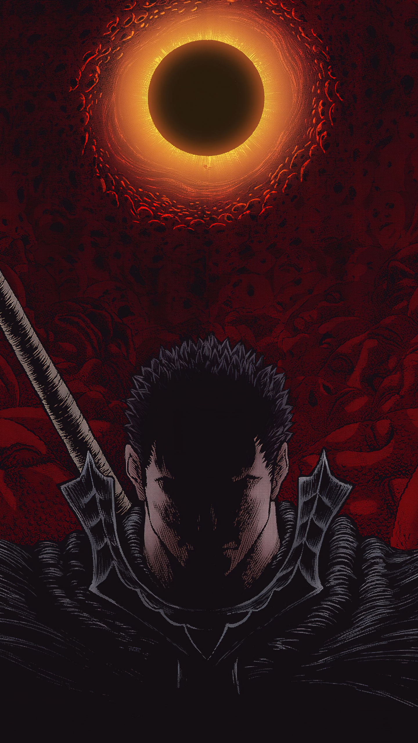 Berserk Guts Colored 5K Wallpaper