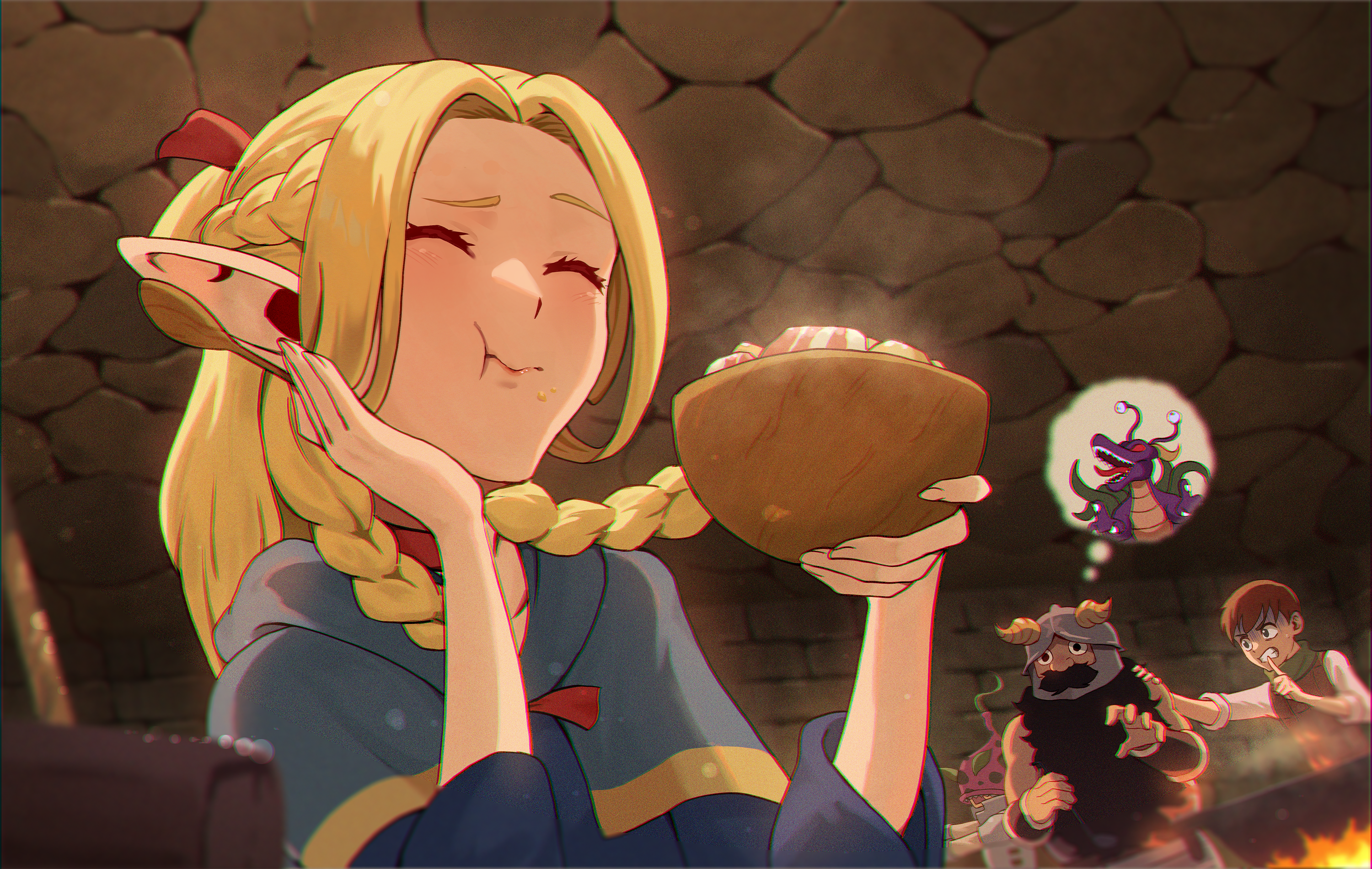 Dungeon Marcille Donato HD Wallpaper