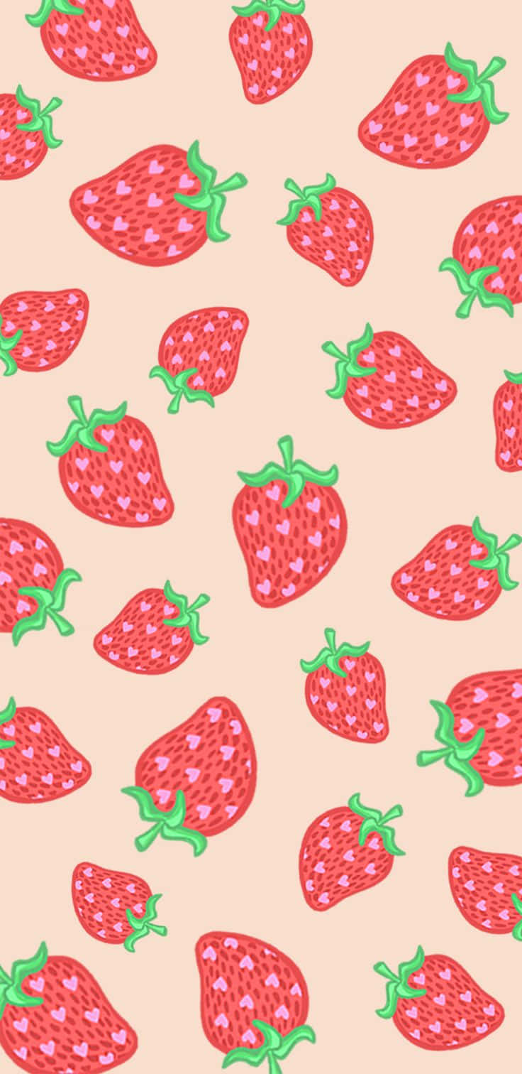 Pastel Strawberry Wallpaper
