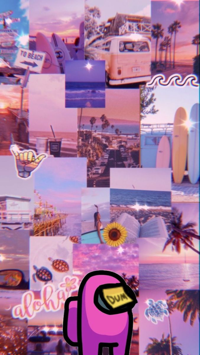 Among us. Aesthetic desktop wallpaper