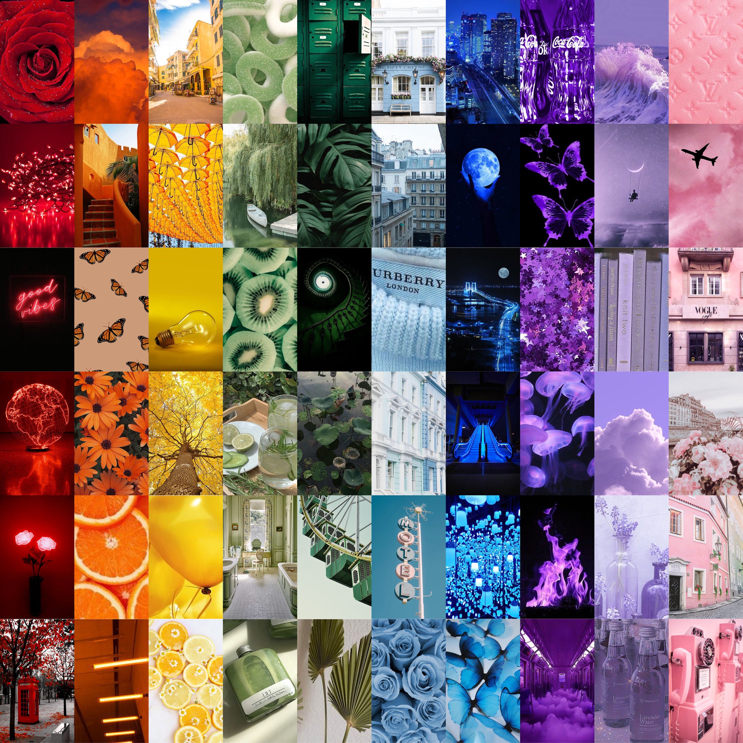 Rainbow Photo Collage Kit DIGITAL