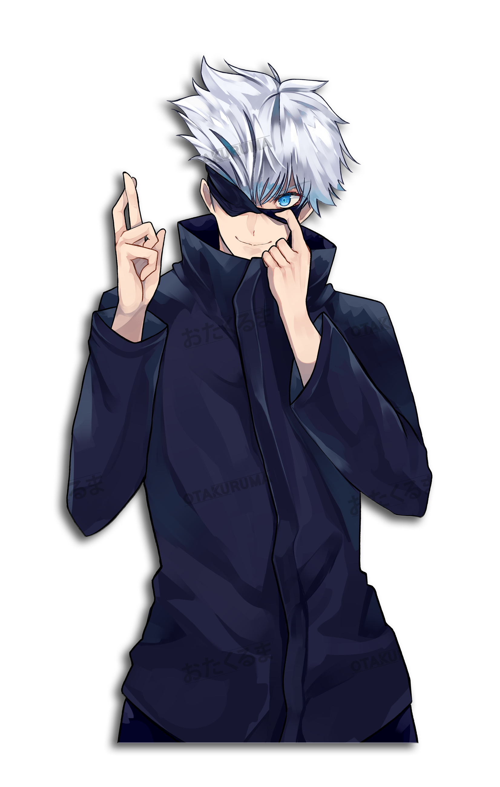 Anime Peeker and Stickers. Jujutsu