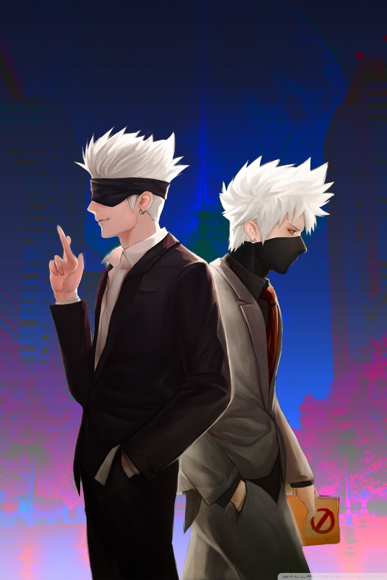 Satoru Gojo x Kakashi Ultra HD Desktop