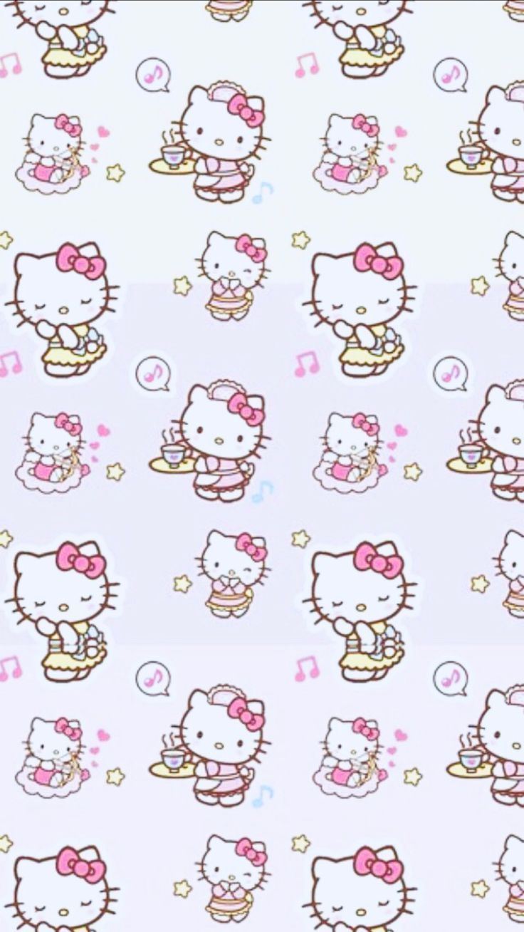 Hello Kitty Pattern #hellokitty