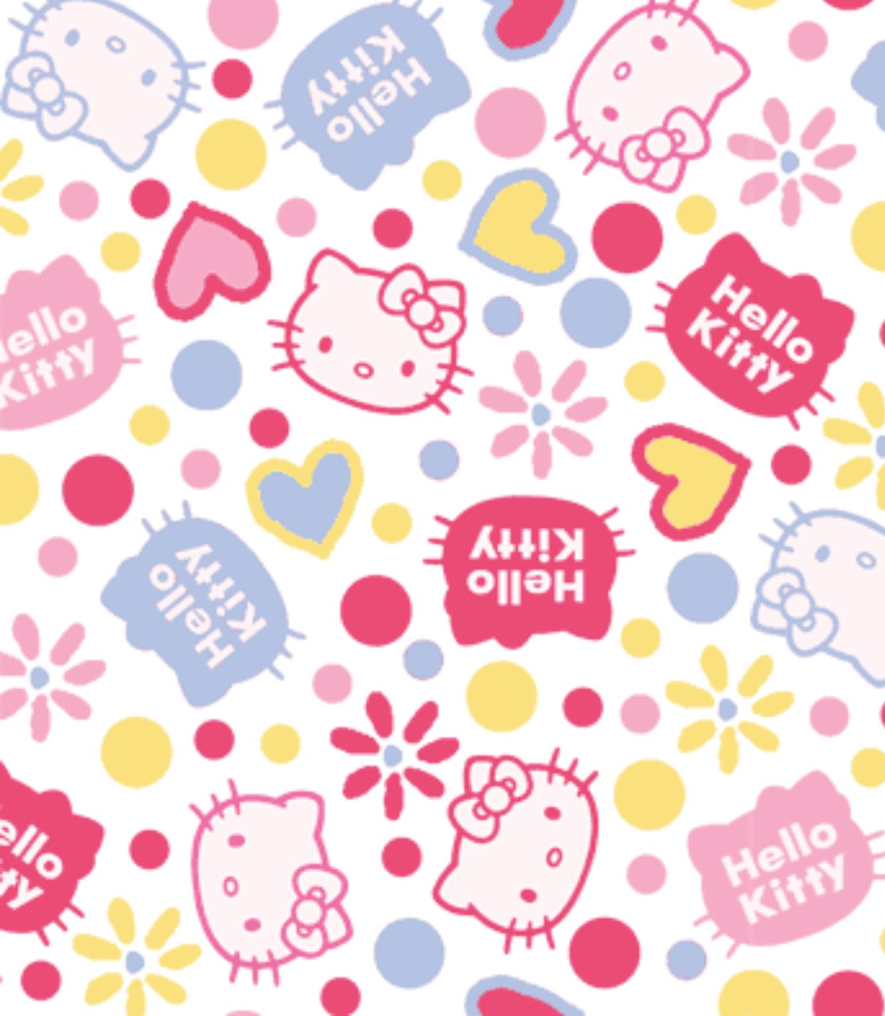 Hello Kitty Pattern Wallpaper