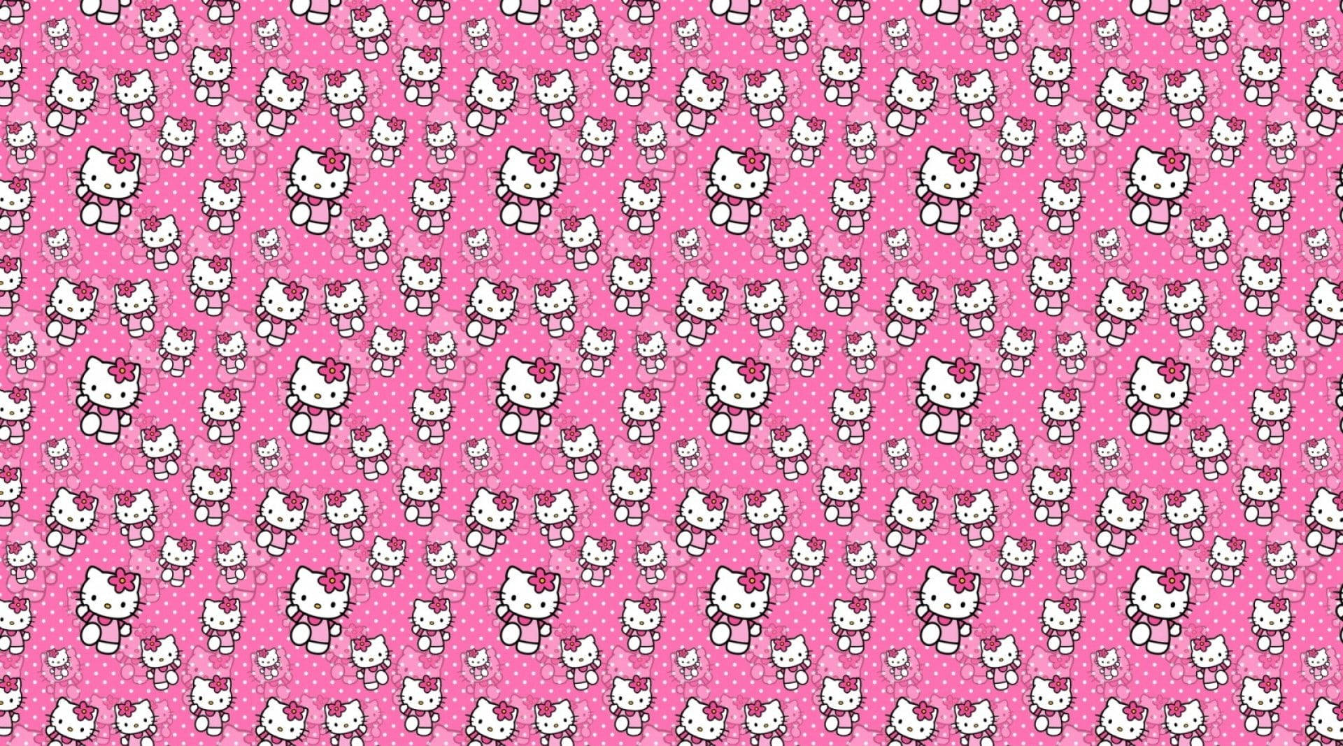 Pink Hello Kitty Background