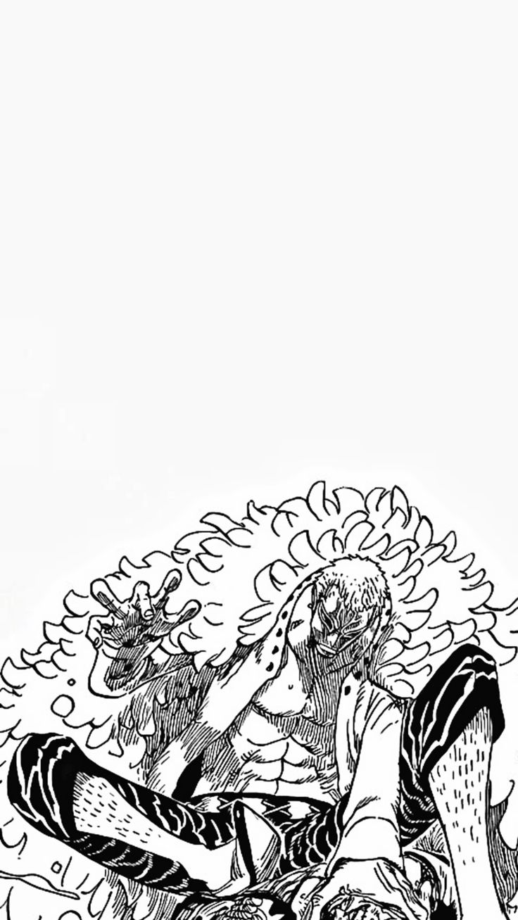 White Doflamingo One Piece Wallpaper