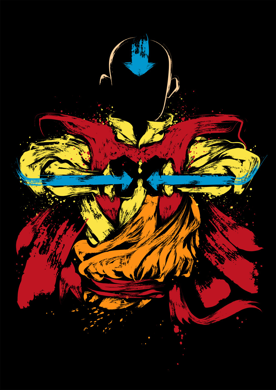 The Air nomad monk Wall Mural. Buy