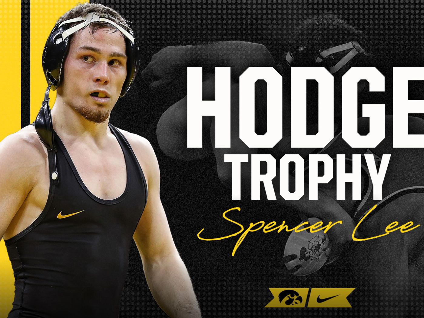 Spencer Lee will be presented the Hodge