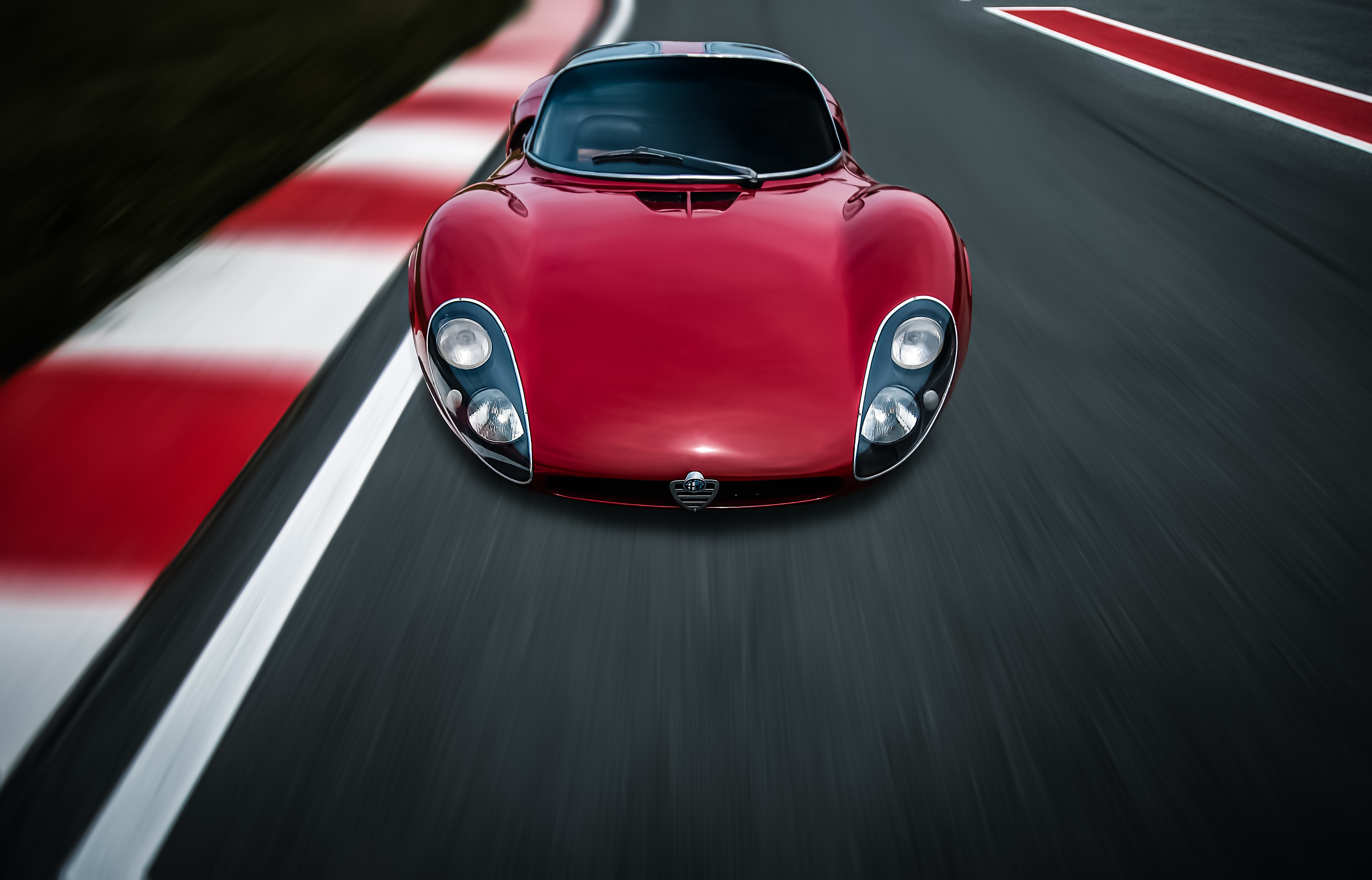 Wallpaper Alfa Romeo, 1967, sports car