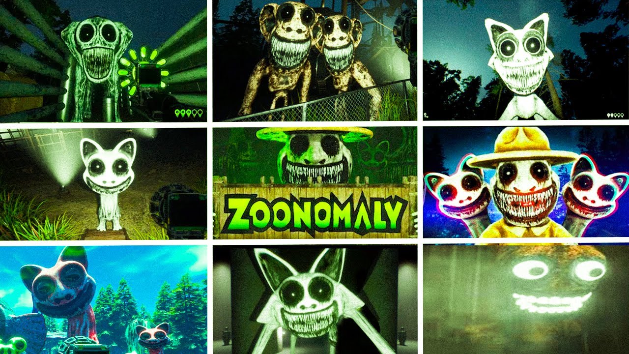 Jumpscares & All Monsters + All Bosses