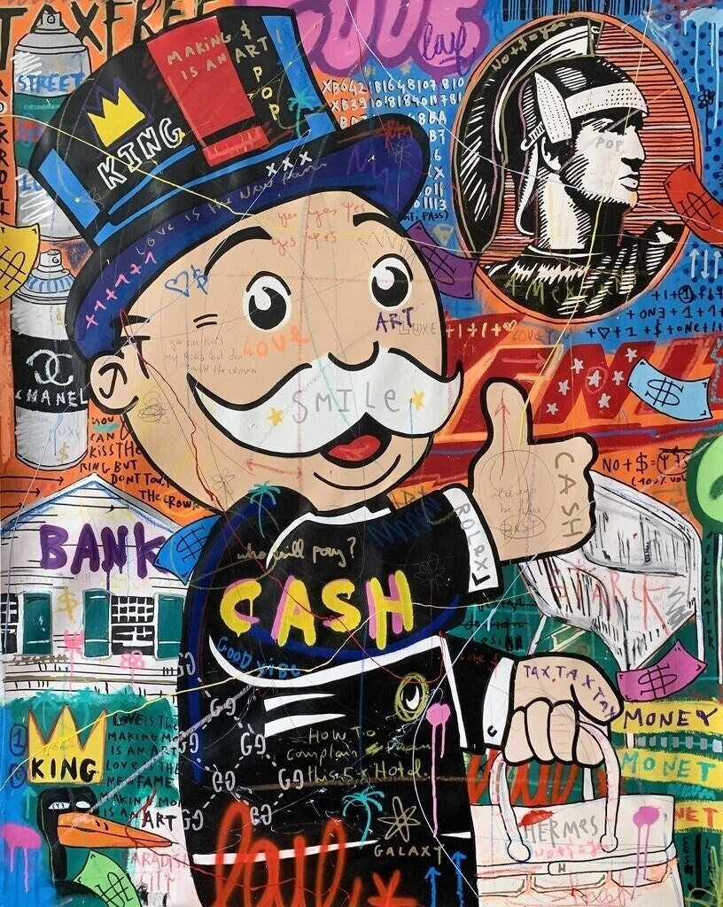 Monopoly Canvas Posters and Prints Art