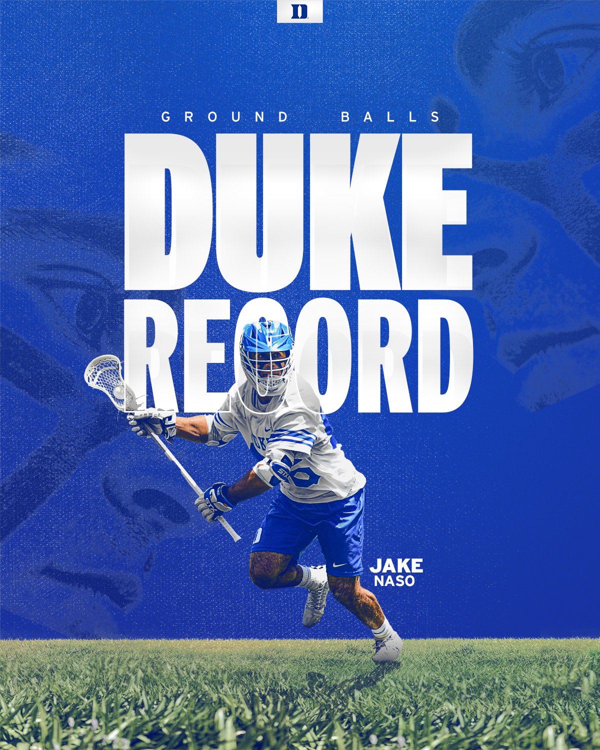 ADD DUKE GROUND BALLS RECORD TO HIS
