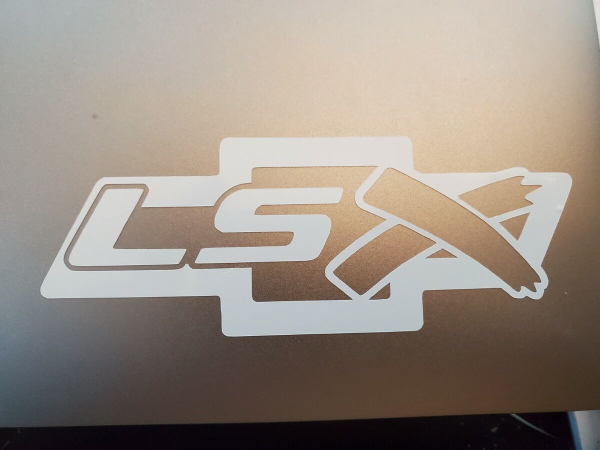 Chevrolet LSX bowtie logo vinyl sticker