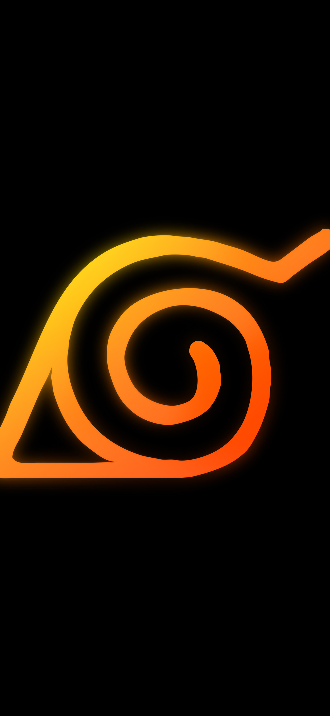 Naruto Logo Anime 8k iPhone