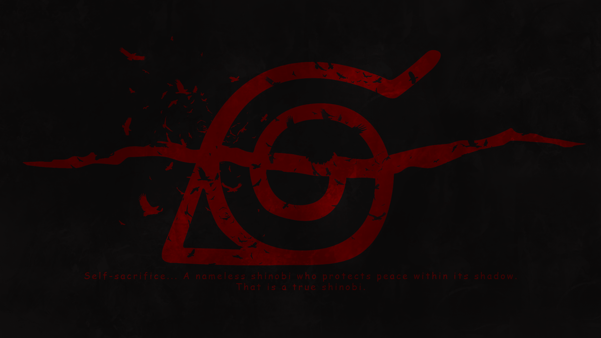 Itachi Uchiha Naruto Symbol Wallpaper