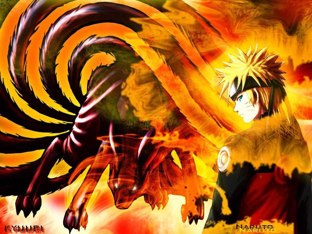 Naruto + Kyuubi wallpaper. awesome