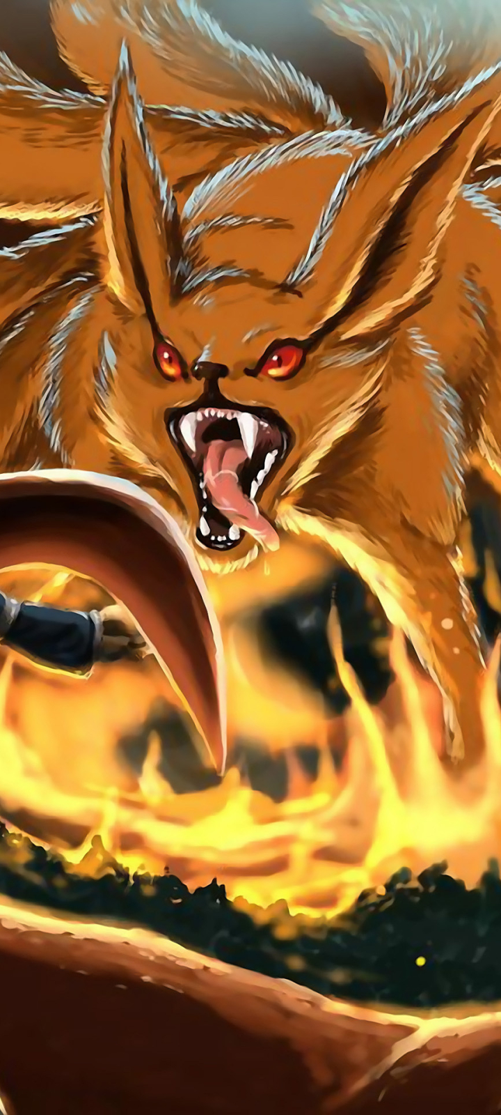 Nine Tails (Naruto) wallpaper