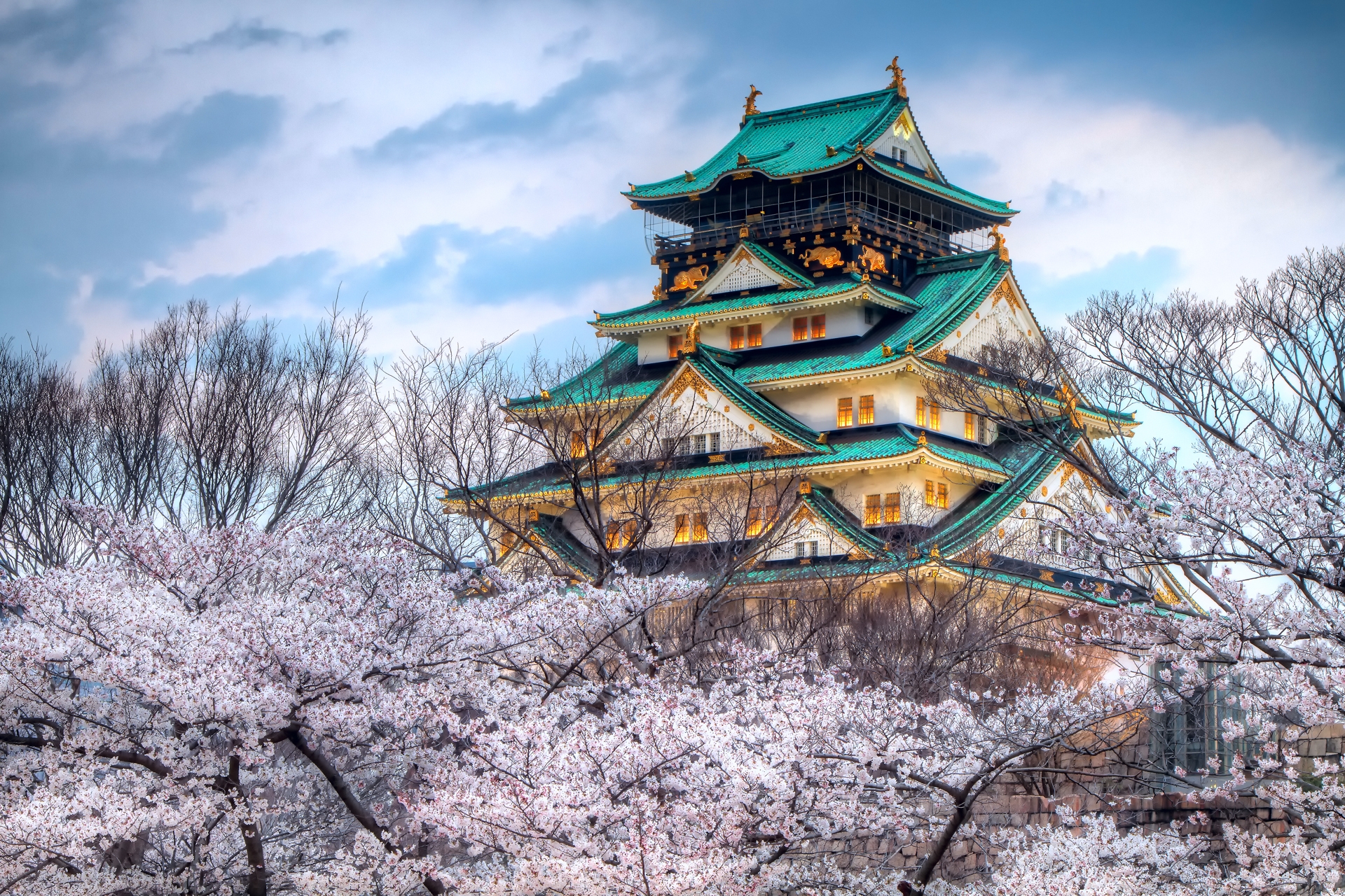 desktop wallpaper: Spring, Japan, City