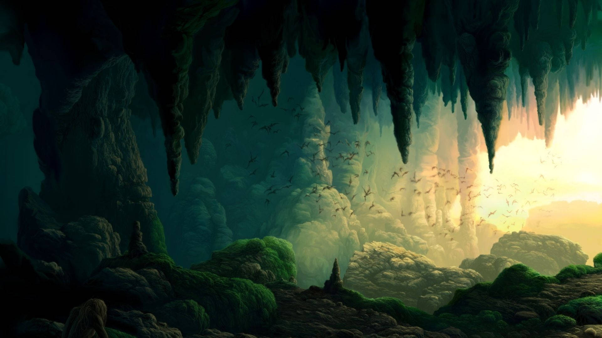 Free Cave HD Wallpaper