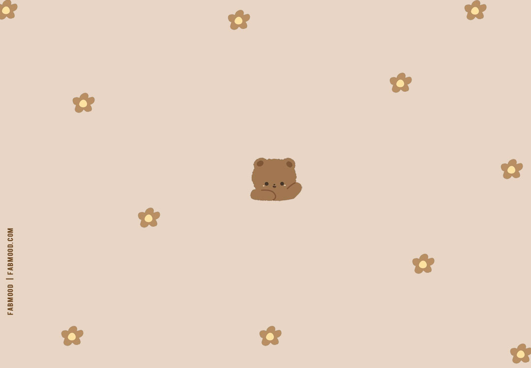 Cute Teddy Bear Wallpaper Ideas for Every Device, Daisy & Teddy Wallpaper for Desktop, Laptop & iPad. Colour + Mood + Style Inspiration