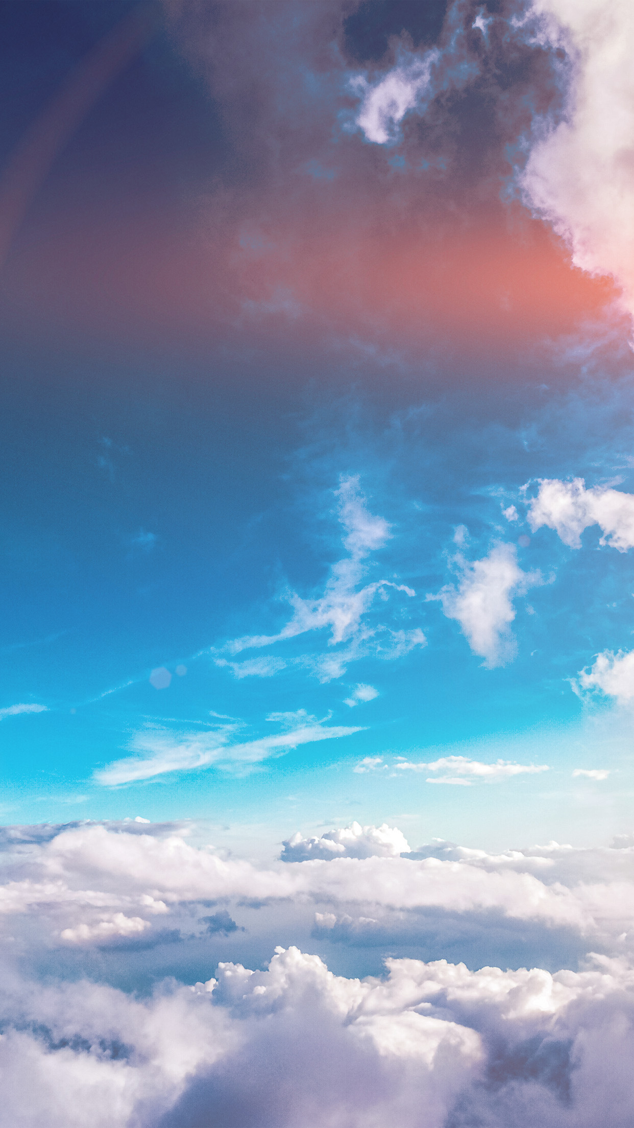 Sky Cloud Fly Blue Summer Sunny