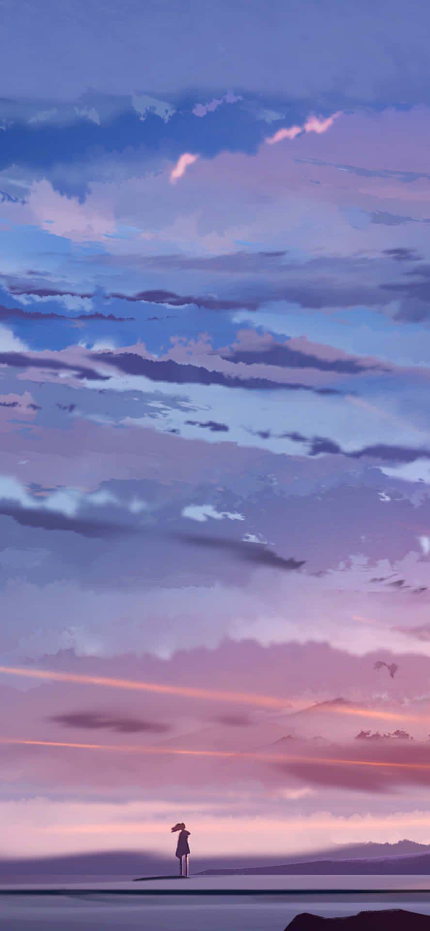 cozy beachscape iPhone wallpaper