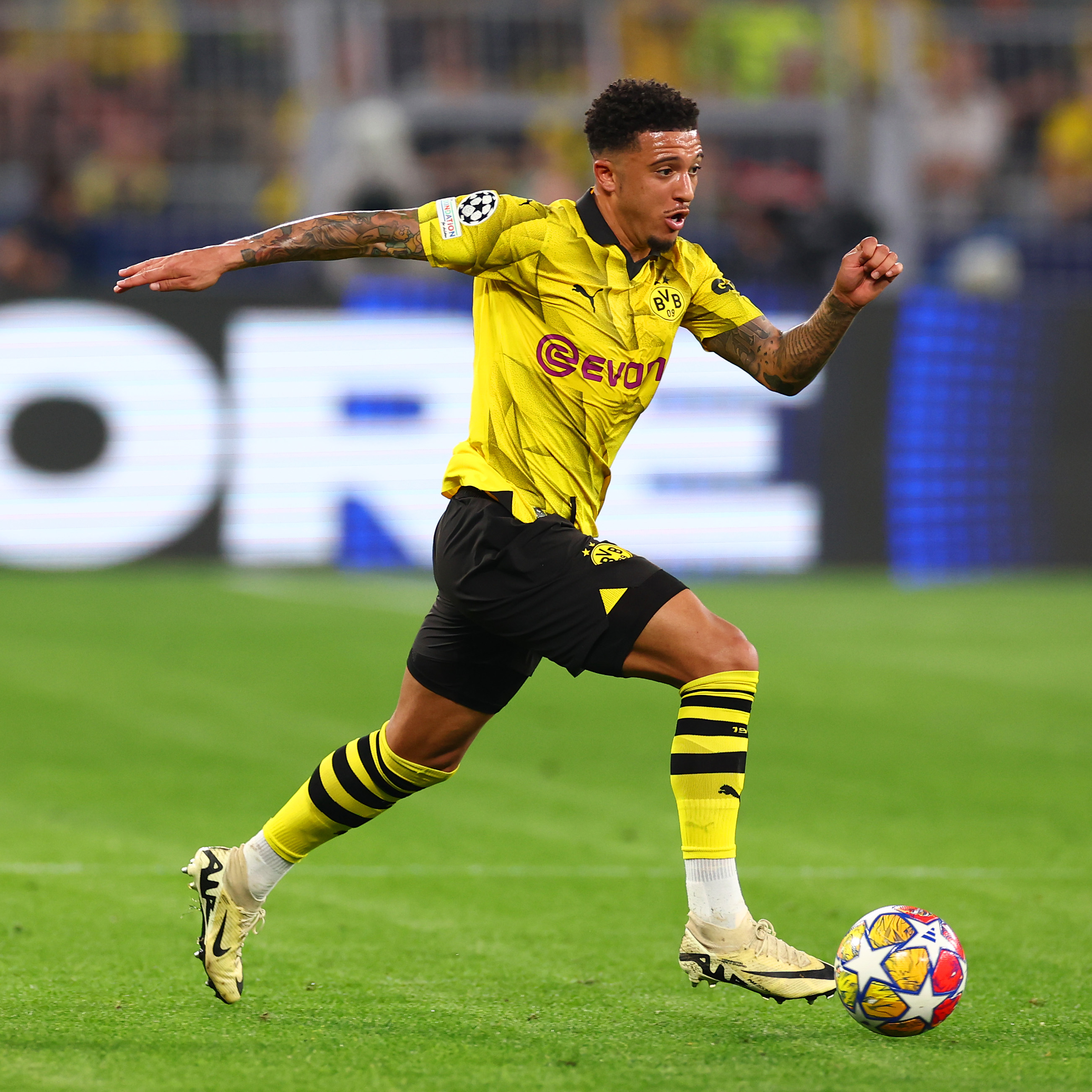 Jadon Sancho has best Champions League