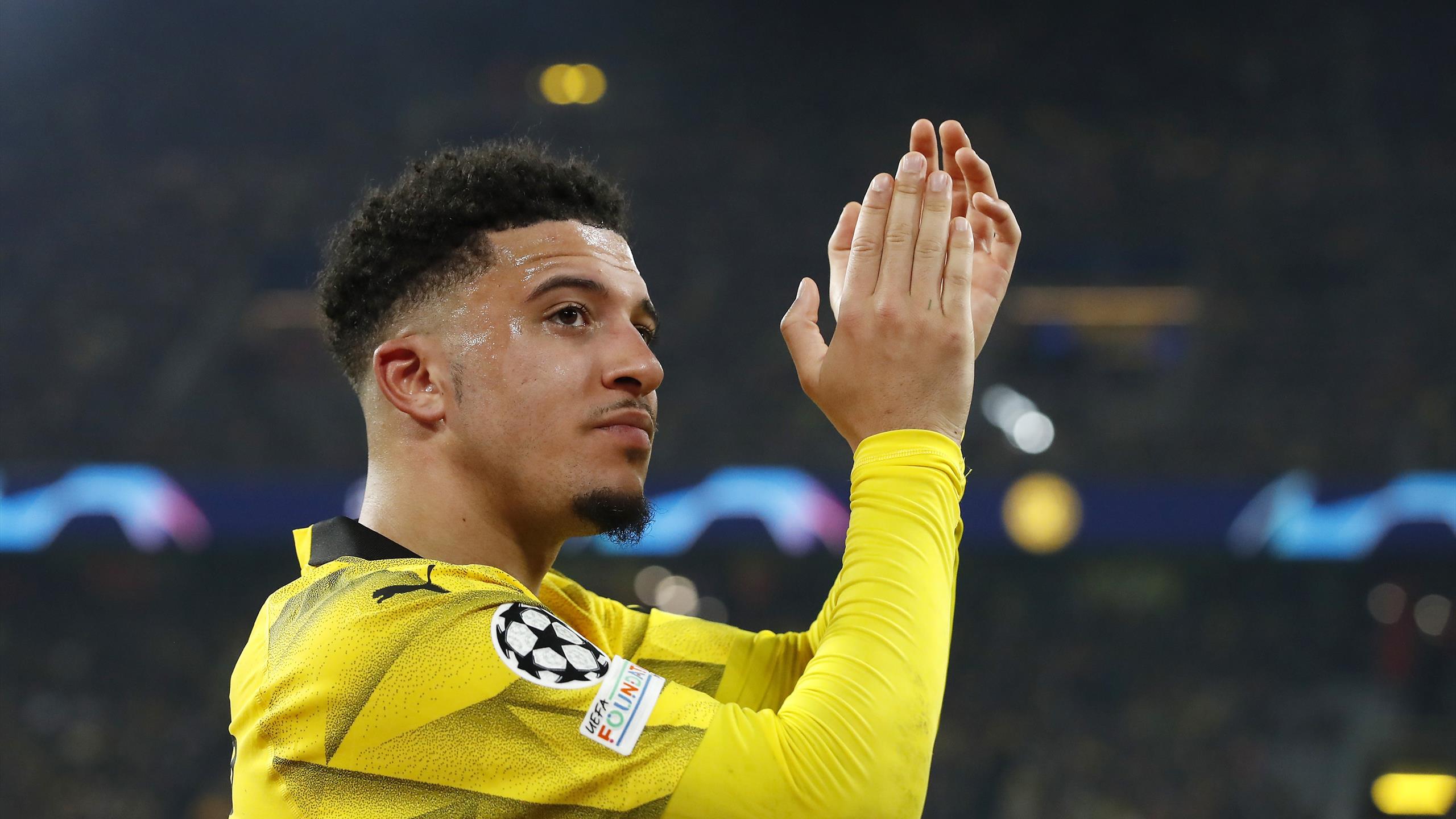 Jadon Sancho 'grateful' to Dortmund