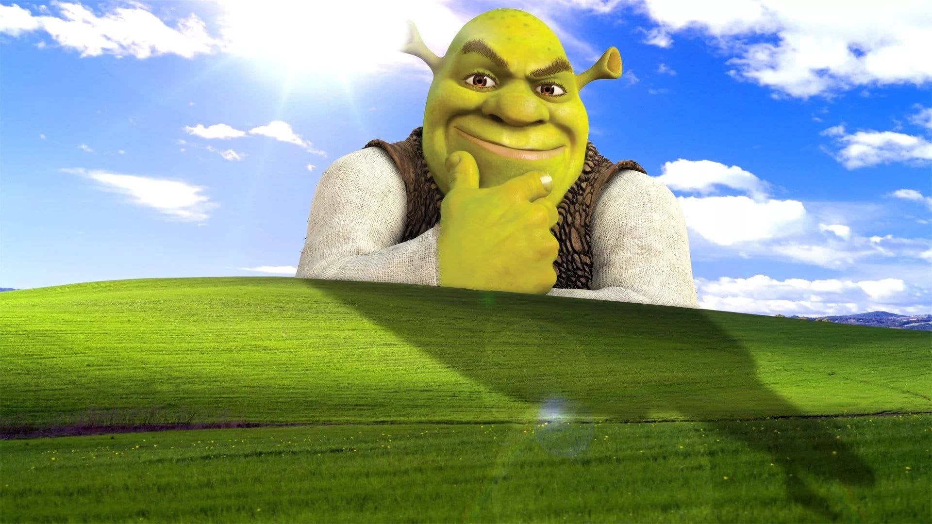 Windows XP Shrek Wallpaper [1920*1080]