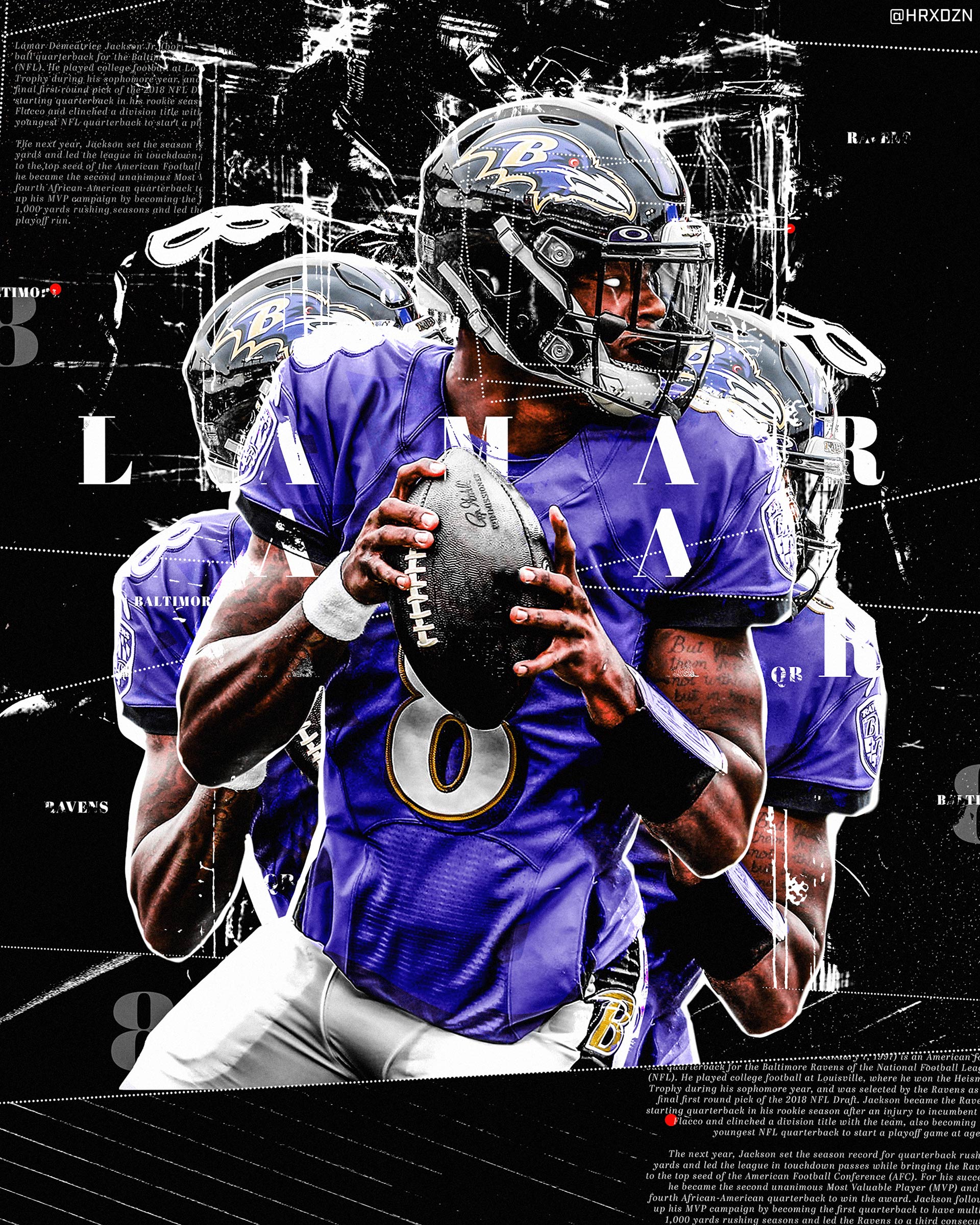 Lamar Jackson 4k Wallpaper