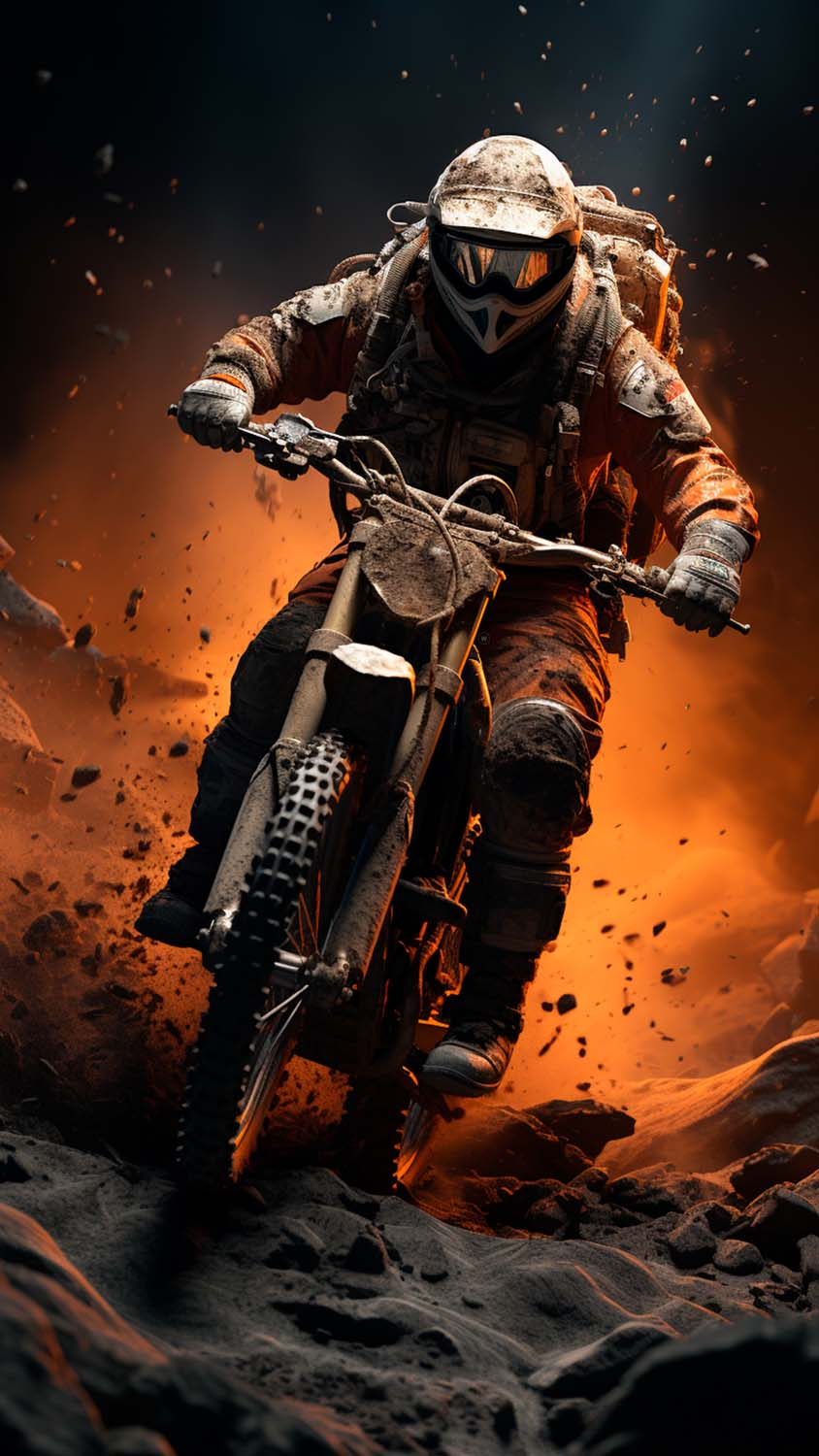 Dirtbike iPhone Wallpaper 4K