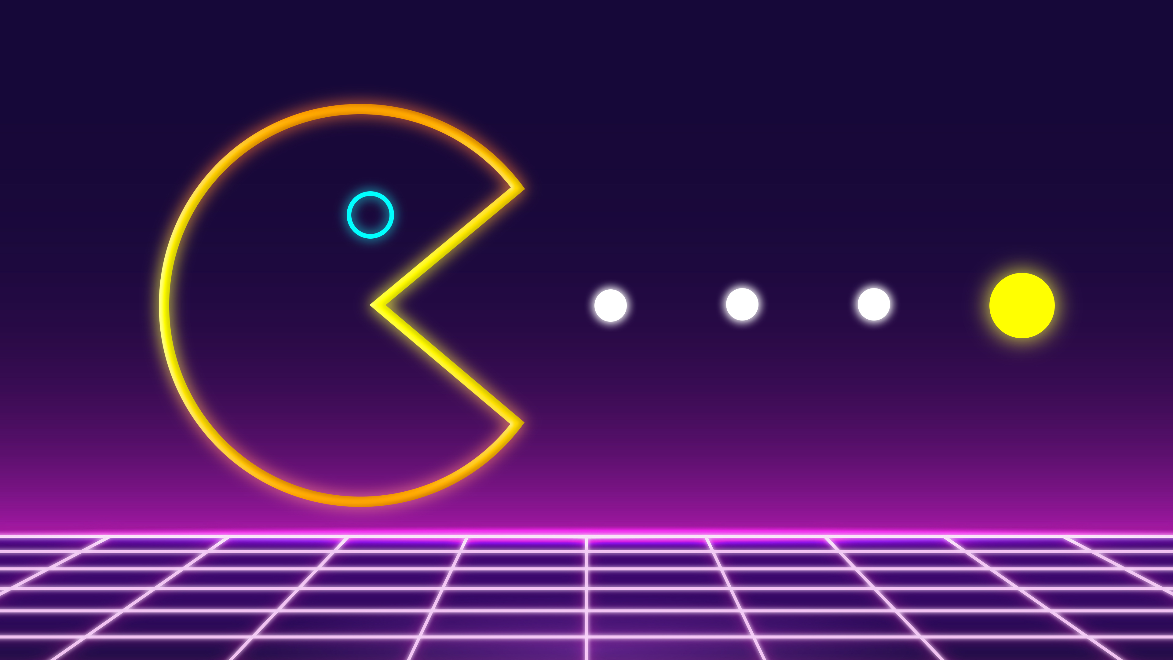 HD desktop wallpaper: Retro, Pac Man