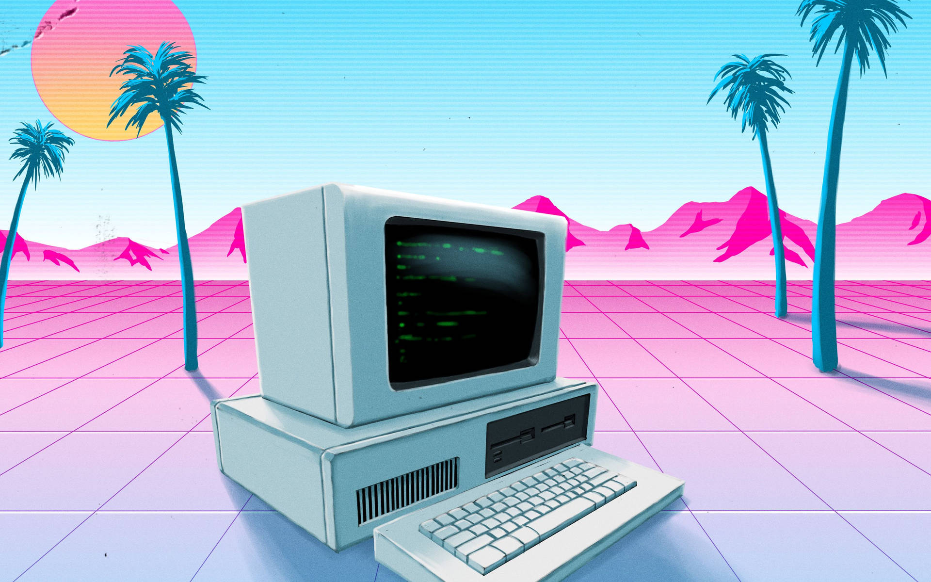 Download free Aesthetic Retro Computer