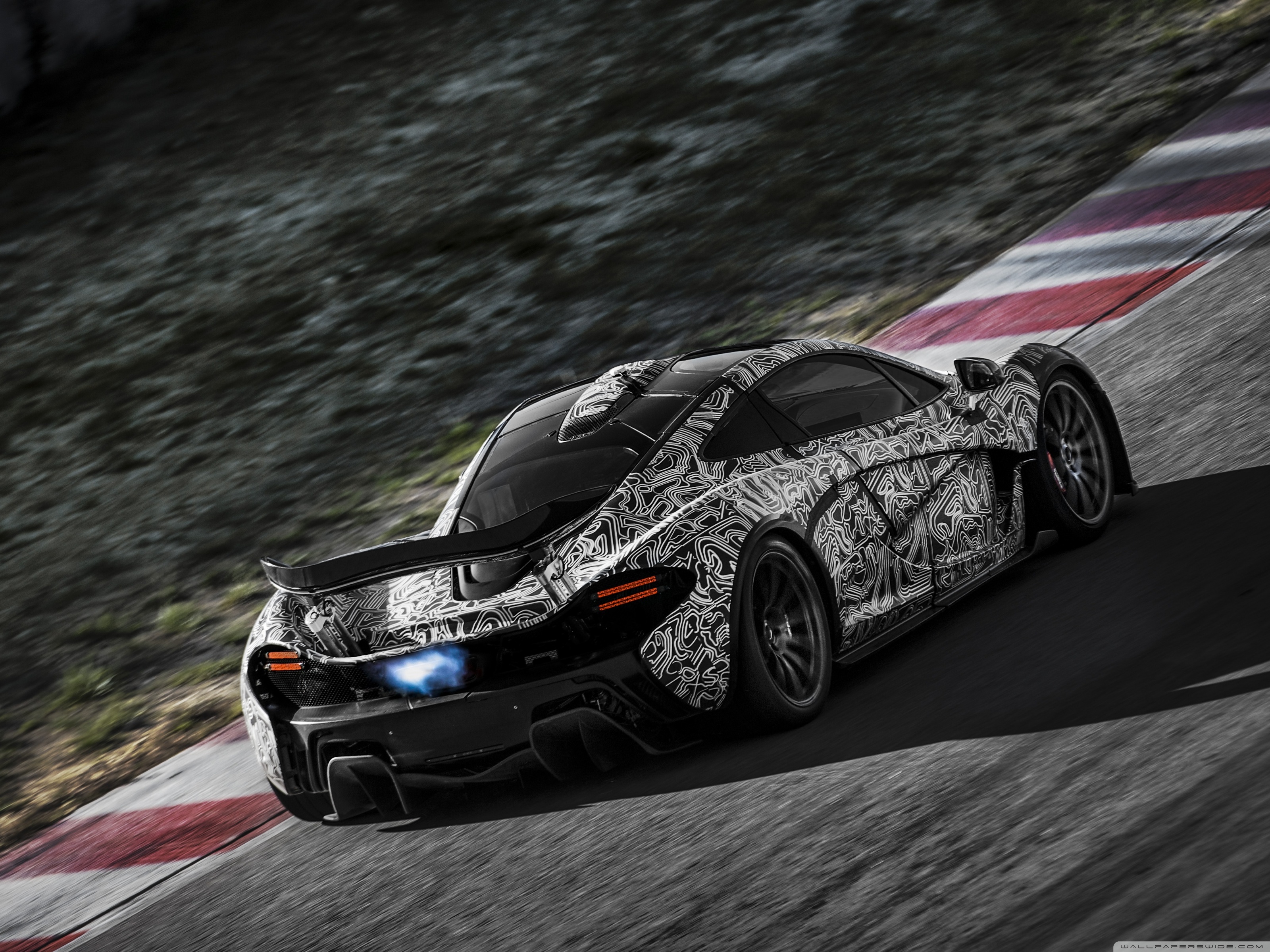 McLaren P1 Car Race Ultra HD Desktop