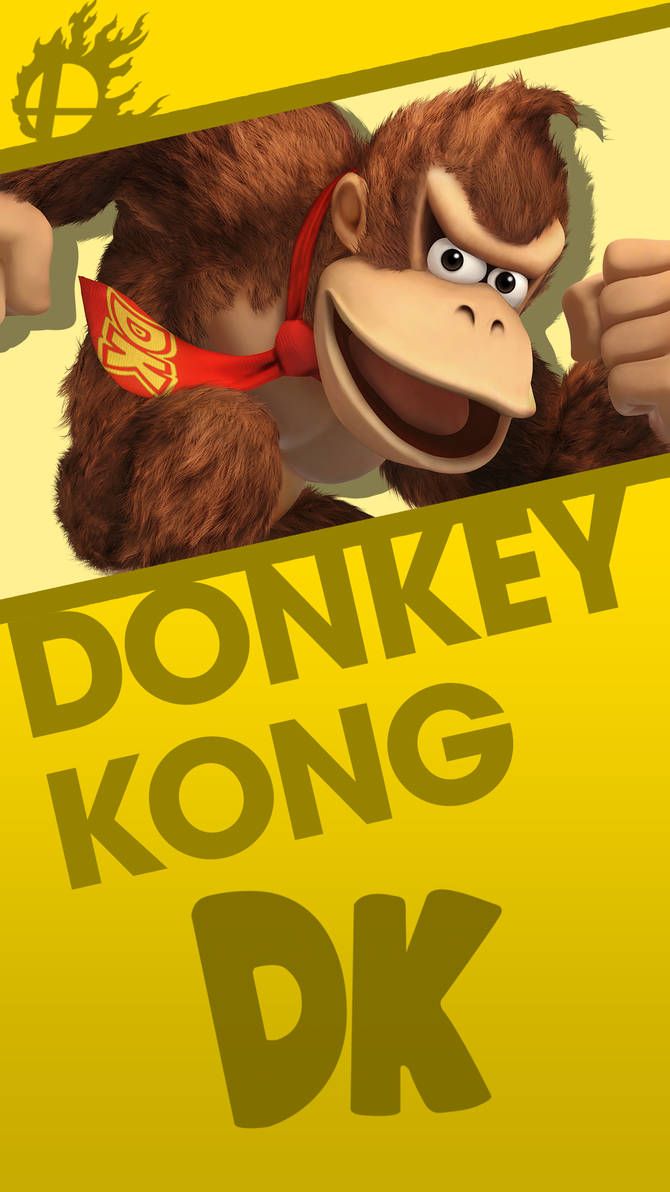 Donkey Kong Smash Bros. Phone Wallpaper