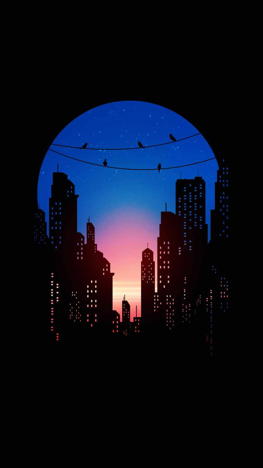 Minimal Dark iPhone HD Wallpaper