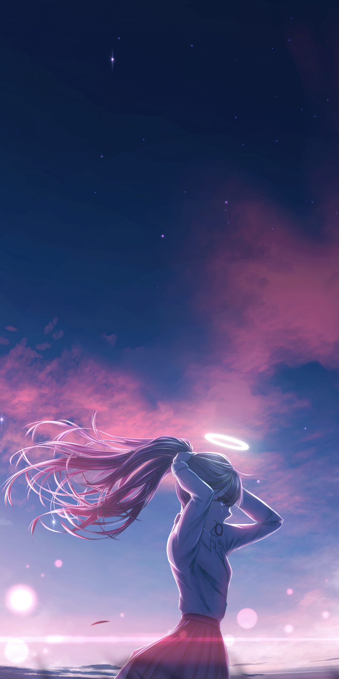 Original Wallpaper 4K, Anime girl, Dream