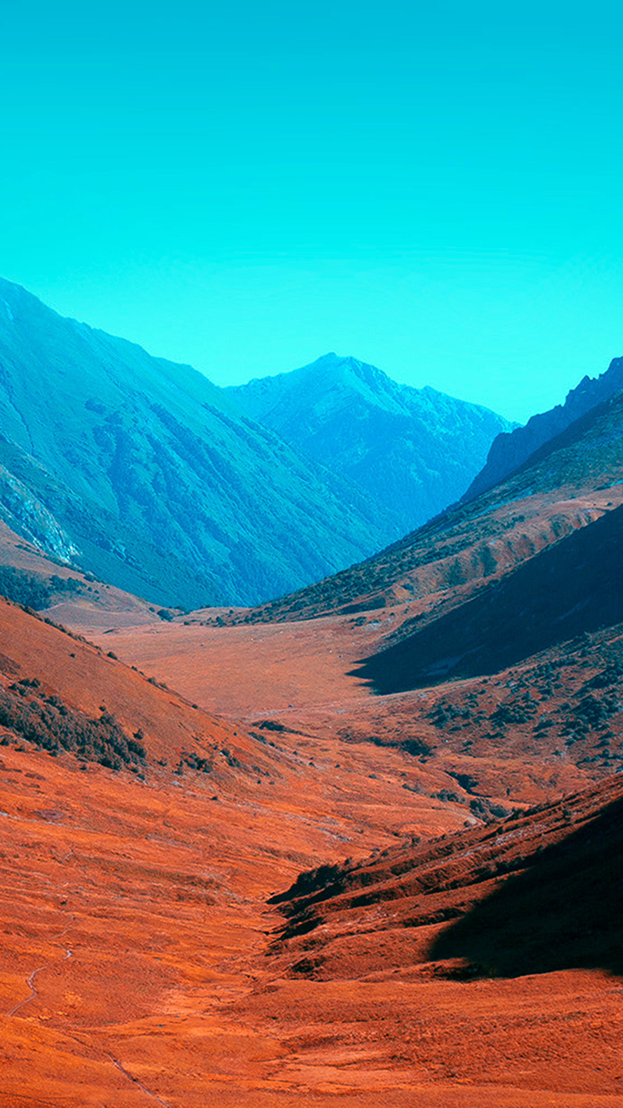 Mountain Red Dessert Nature