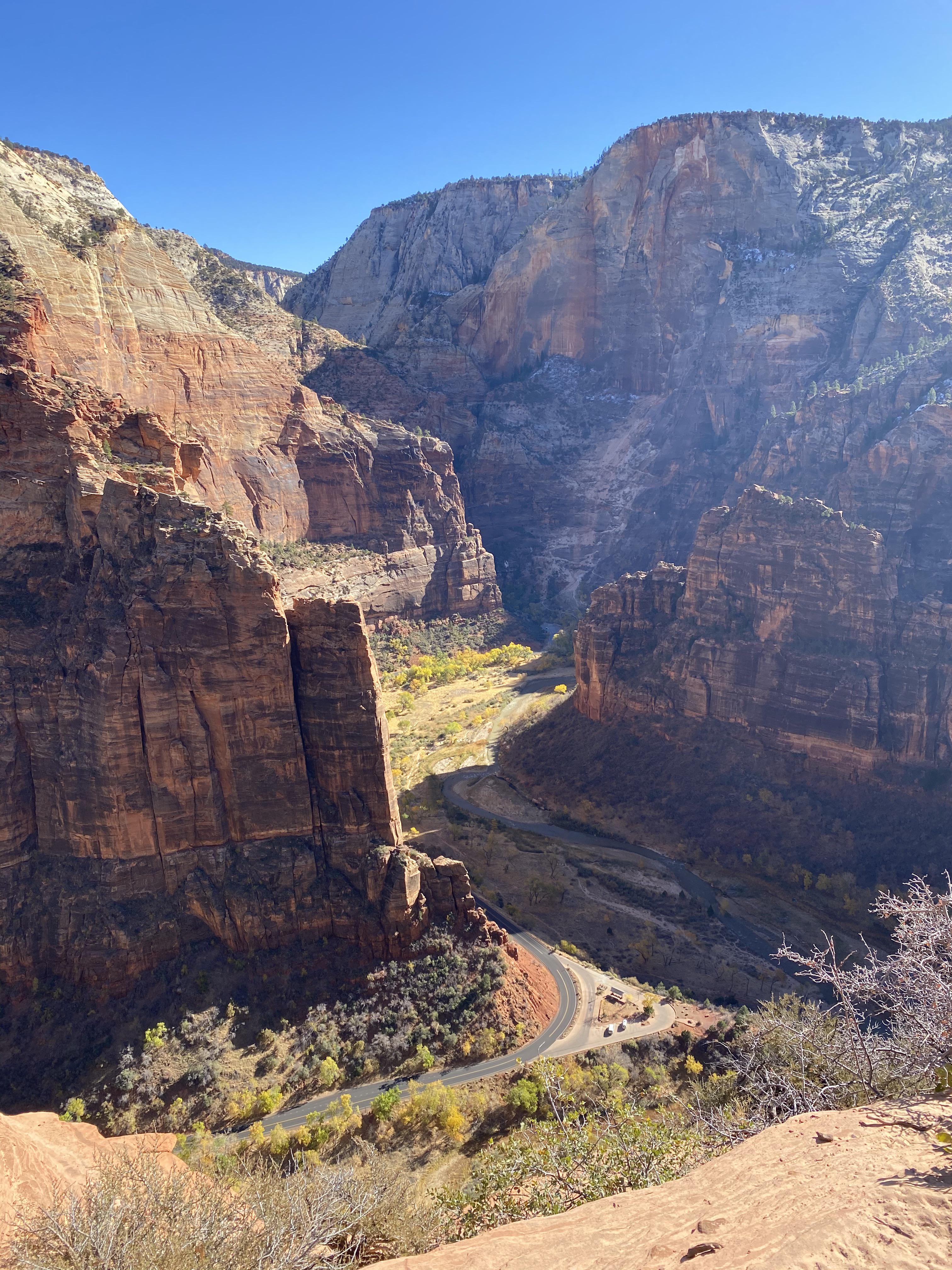 Up in Angels Landing View in Zion