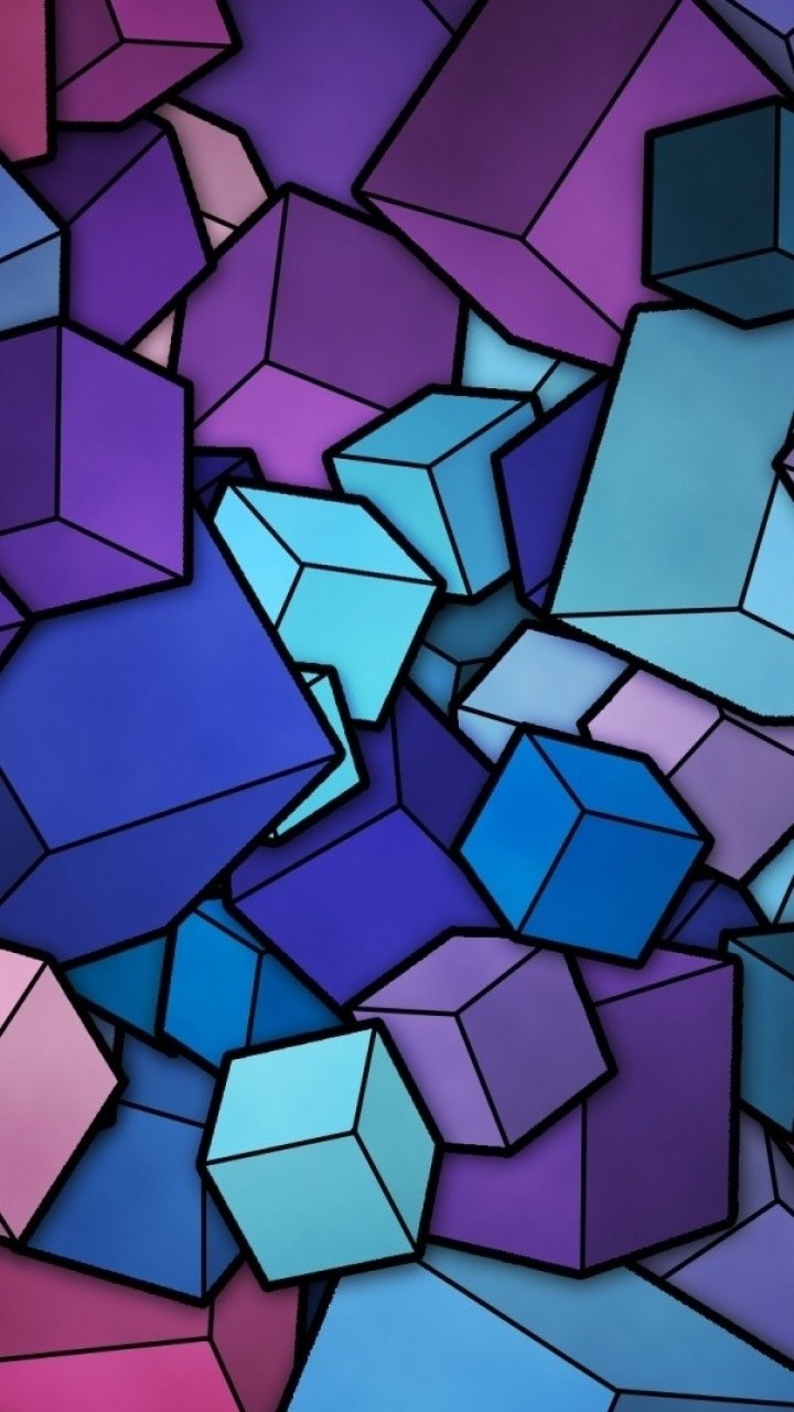 Download Abstract Cube Phone Wallpaper