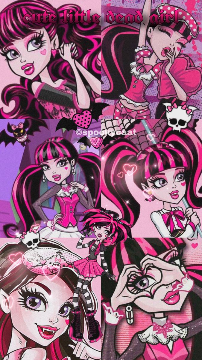 Draculaura with this Adorable Wallpaper